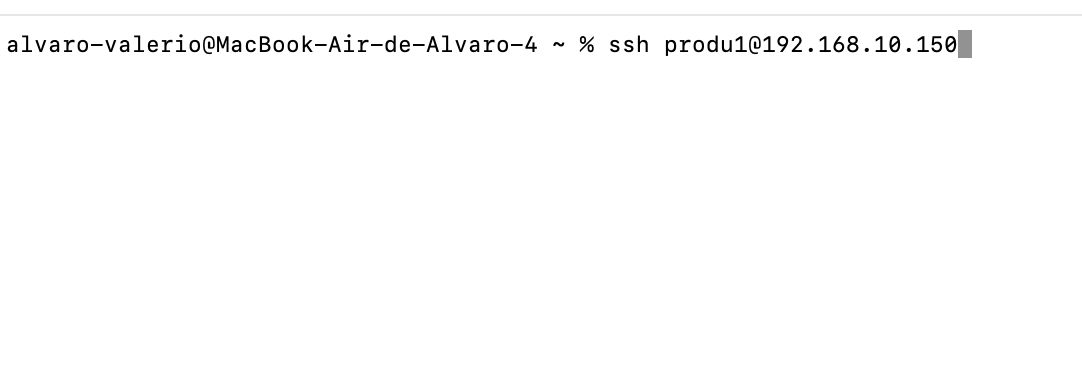 Conexão SSH com o dispositivo